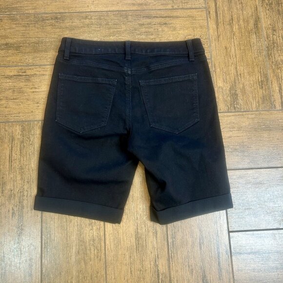 Talbots Black Flawless Girlfriend Bermuda Shorts Size 2 - Picture 2 of 8